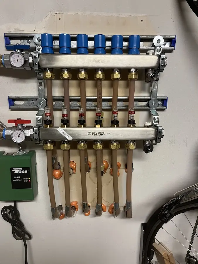 Plumber performing Leak Detection at a residential property in South Sioux City